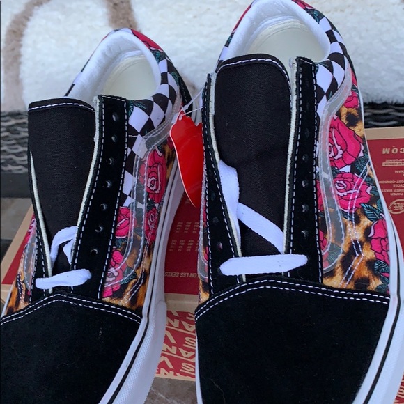 VANS OLD SKOOL ROSE Animalchck True White WMNS - Picture 9 of 16